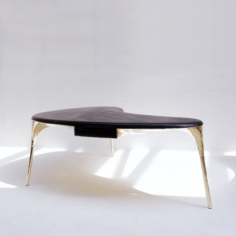  - Brass - curved desk